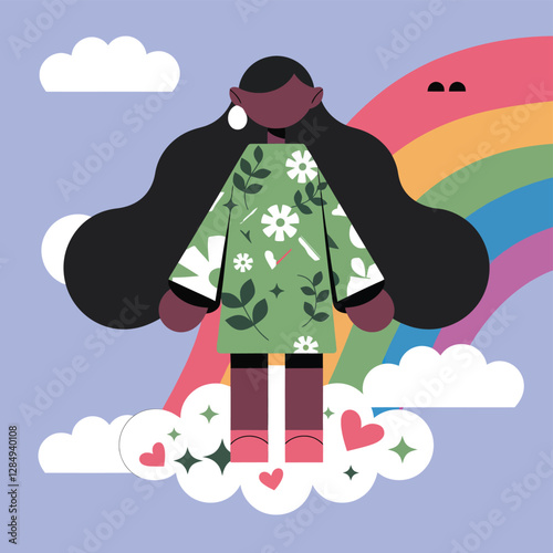 vector art pieces ,wall paintings character , encompassing various art , Groovy cartoons, abstract
