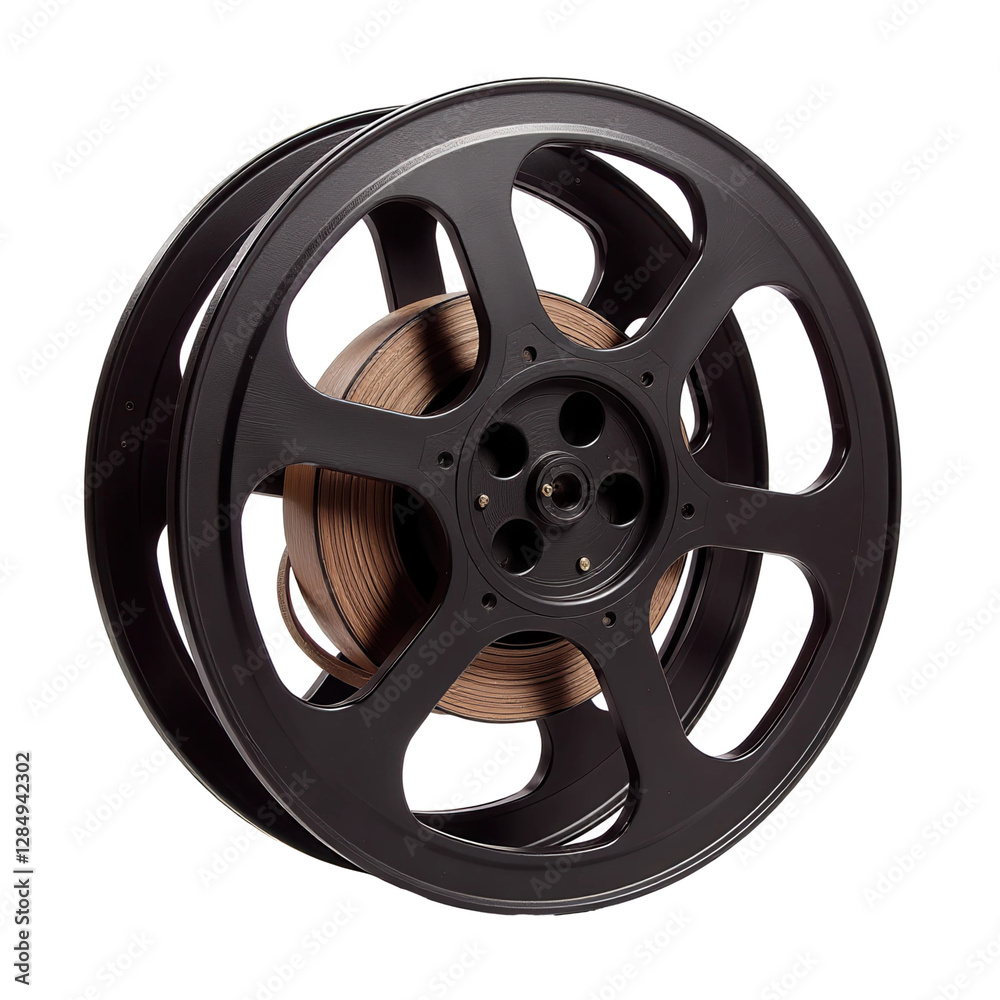 Obraz premium Bollywood Film Reel on Transparent Background