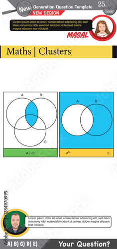 mathematics, mathematical concepts, High school, middle school, exam question template, numerical lessons, verbal lessons, Next generation problems, for teachers, editable, eps