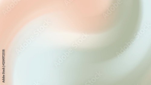 Swirling pastel gradients of pink, green, and white create an abstract and dreamy visual effect.