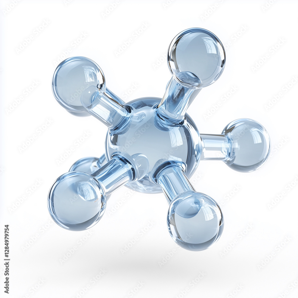 Molecule model isolated on transparent background
Molecule model isolated on transparent background