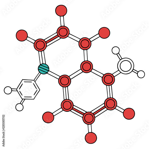 chemical structure of a molecule