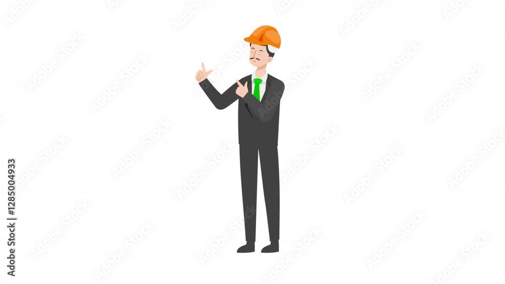 video engineer or architecture is standing and giving a lecture cartoon animation
video engineer or architecture is standing and giving a lecture cartoon animation