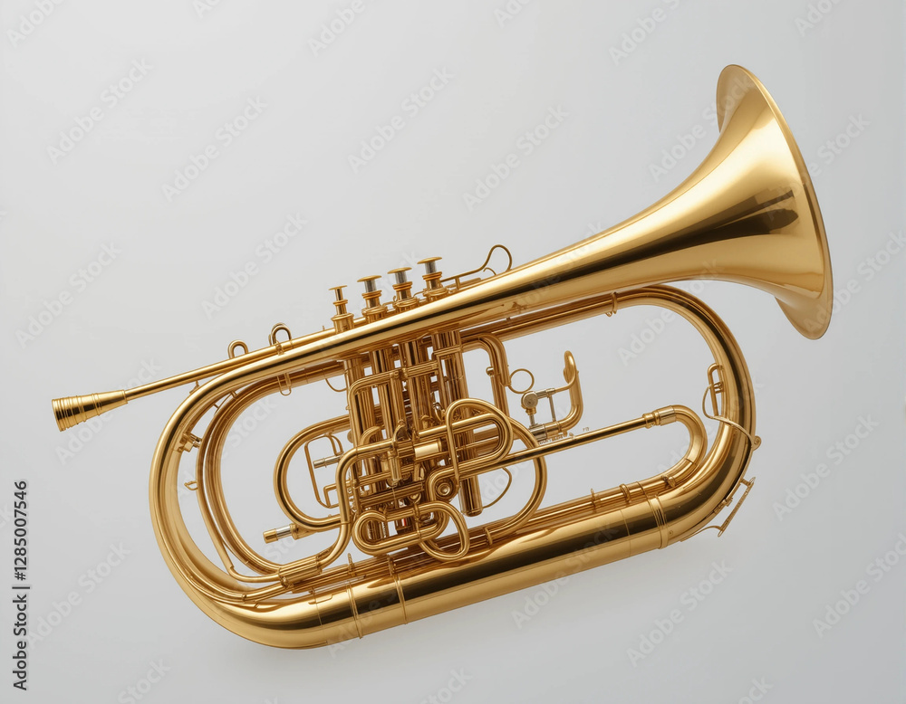 Fototapeta premium Brass Brilliance: The Power and Elegance of the Trumpet