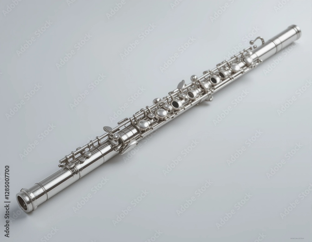 Fototapeta premium Ethereal Melodies: The Elegance of the Flute