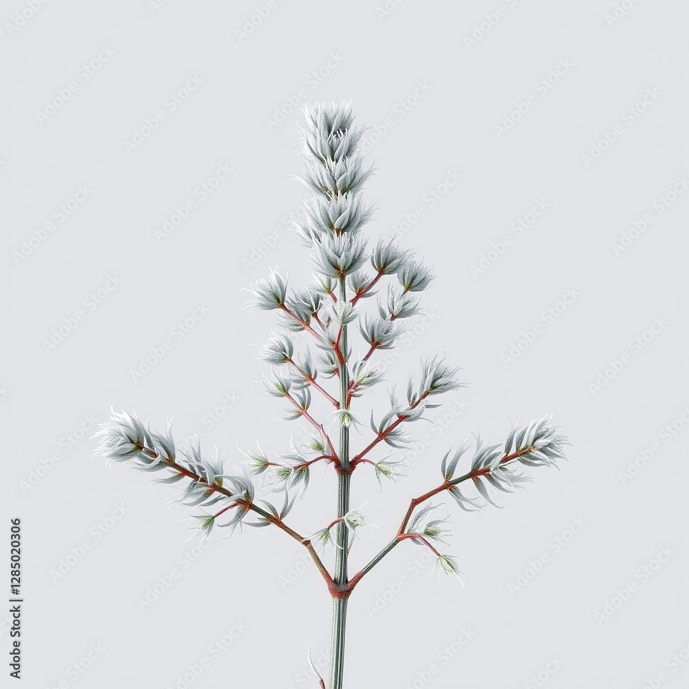 Captivating Close-Up of Artemisia aleutica, Unfurling its Silvery Foliage Captivating Close-Up of Artemisia aleutica, Unfurling its Silvery Foliage