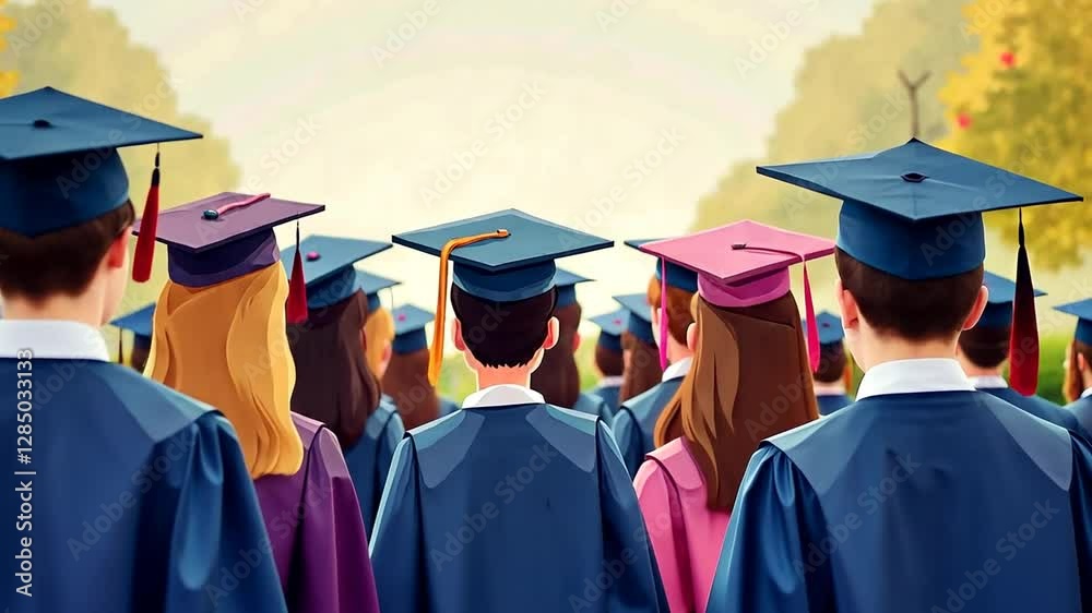 Inspiring graduation ceremony video perfect for education and celebration