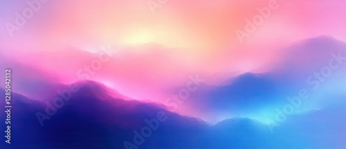 Abstract Pastel Gradient Background Soft Texture Grainy Noise Pattern Holographic Vintage Retro Blurred Design