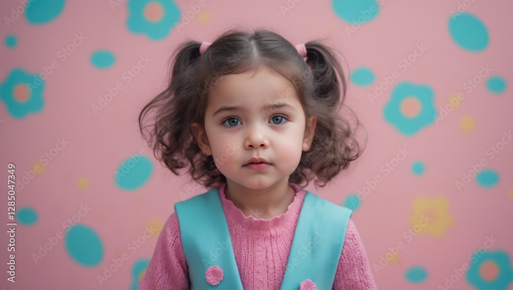 Adorable patterns for children's textiles featuring a little girl with a subtle pink background, perfect for scrapbook use. Adorable patterns for children's textiles featuring a little girl with a subtle pink background, perfect for scrapbook use.