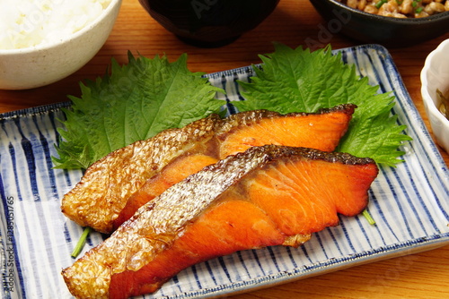 鮭の塩焼き