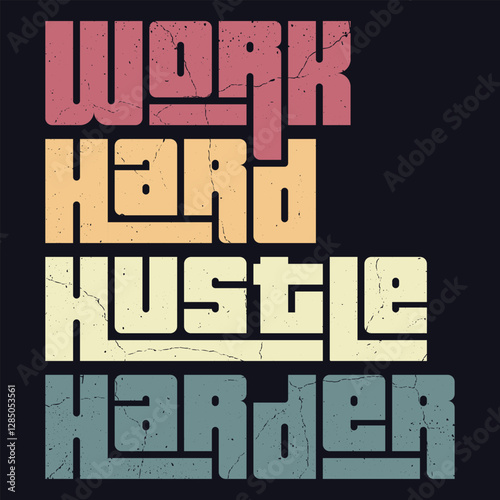 Embrace the grind with 'Work Hard Hustle Harder.' Stay focused, push your limits, and turn your dreams into achievements. Hustle your way to success and beyond!"