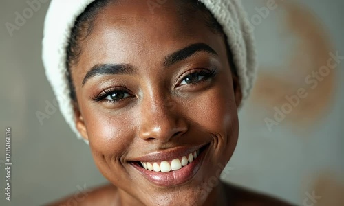 Healthy Skin of Very Natural Woman