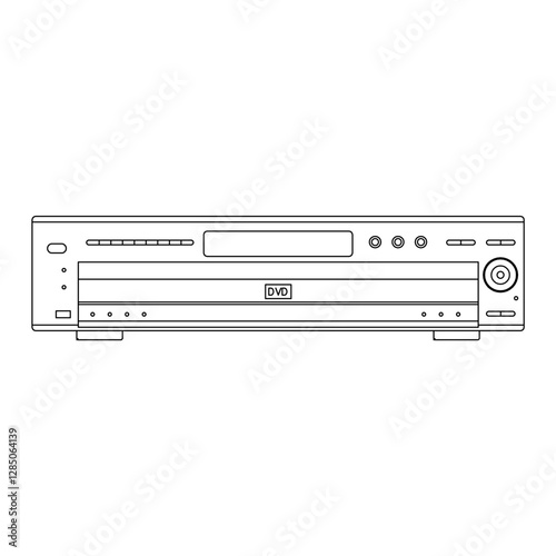 audio video player illustration minimalist