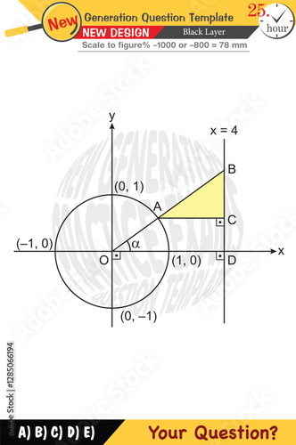 mathematics, mathematical concepts, High school, middle school, exam question template, numerical lessons, verbal lessons, Next generation problems, for teachers, editable, eps