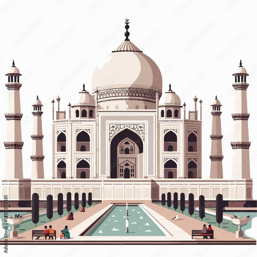 Fototapeta premium mosque vector illustration
