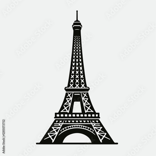 eiffel tower vector illustration