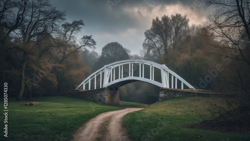 Woerlitz's White Bridge in the English Landscape photo