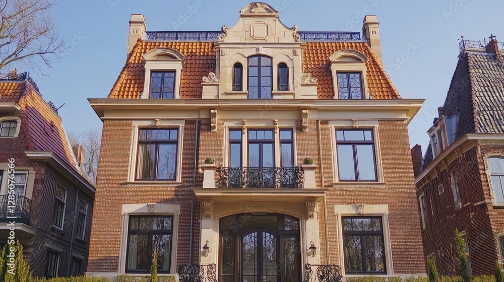 Magnificent Dutch Mansion: Architectural Gem in Amsterdam Magnificent Dutch Mansion: Architectural Gem in Amsterdam