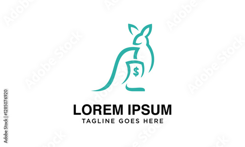 premium kangaroo and business logo