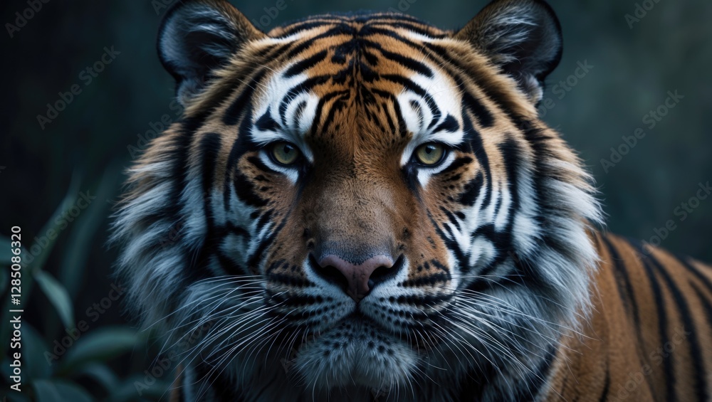 Fototapeta premium Face of a Bengal tiger