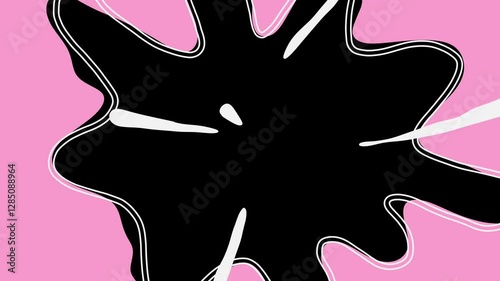 Purple, Pink and Orange Liquid Splash Transition Video Footage