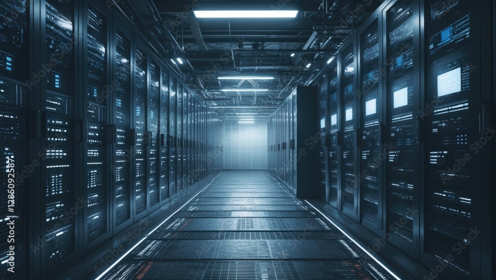 Idea of large-scale data management, server rooms, and access tokens Idea of large-scale data management, server rooms, and access tokens