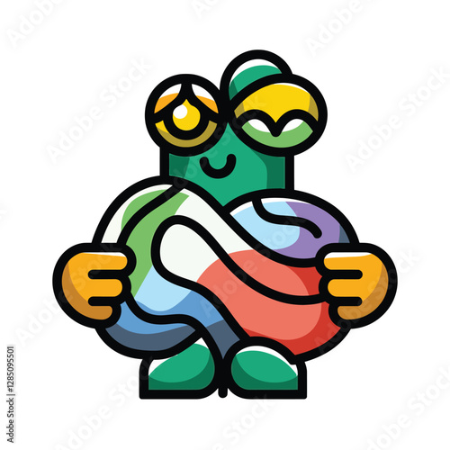 vector art pieces ,wall paintings character , encompassing various art , Groovy cartoons, abstract
