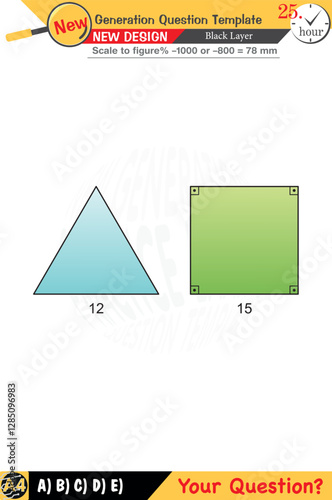 mathematics, mathematical concepts, High school, middle school, exam question template, numerical lessons, verbal lessons, Next generation problems, for teachers, editable, eps