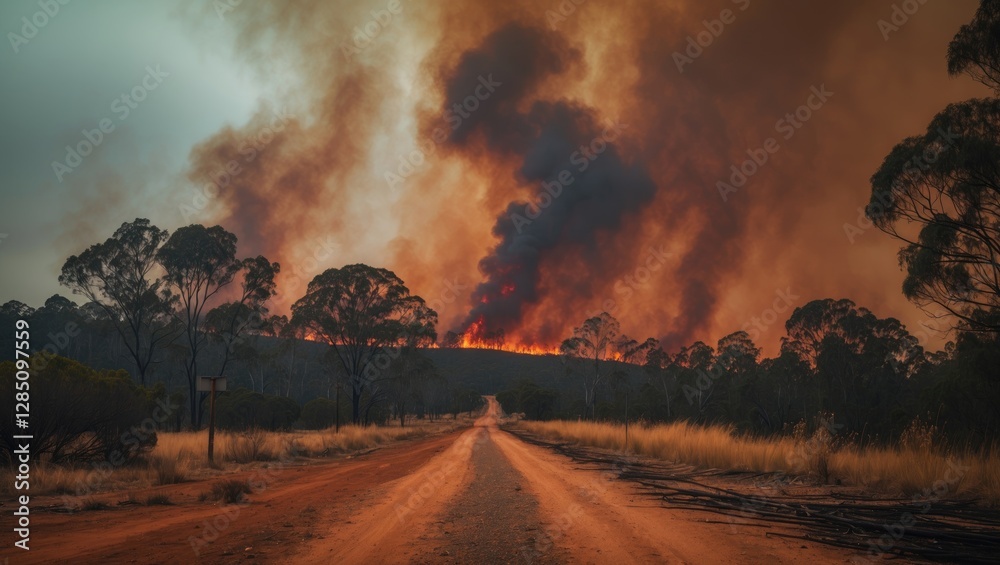 ILUKA, NSW AUSTRALIA - NOVEMBER 27, 2019 Wildfires in Australia ILUKA, NSW AUSTRALIA - NOVEMBER 27, 2019 Wildfires in Australia