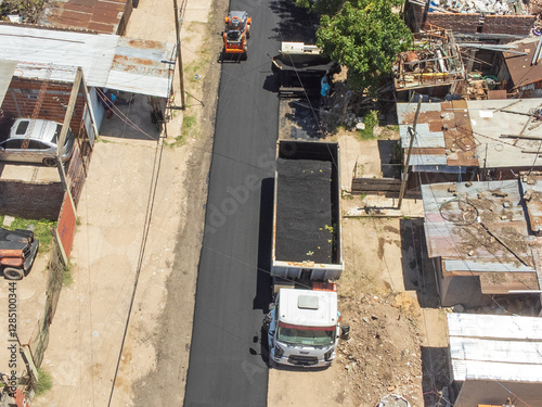 Paving in Lanus Oeste, Buenos Aires, Argentina