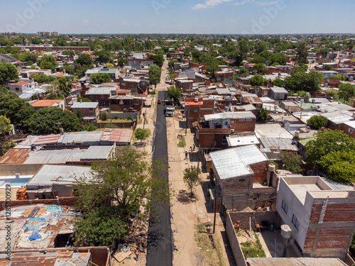 Paving in Lanus Oeste, Buenos Aires, Argentina