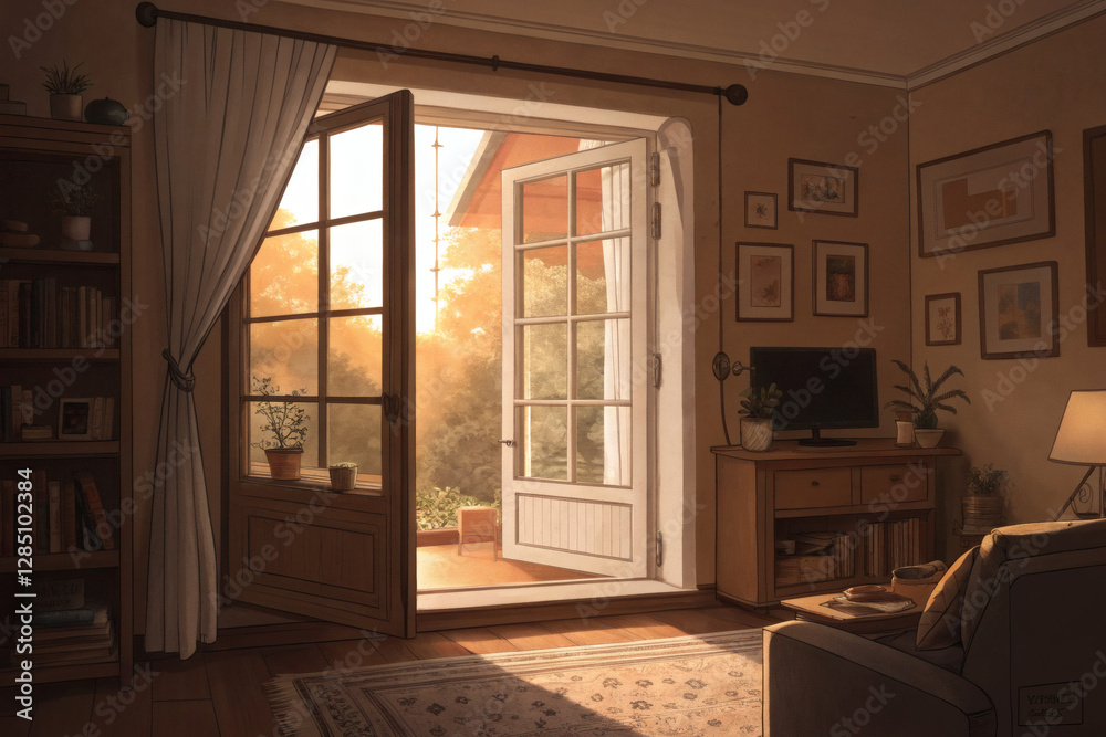 Obraz premium A cozy room