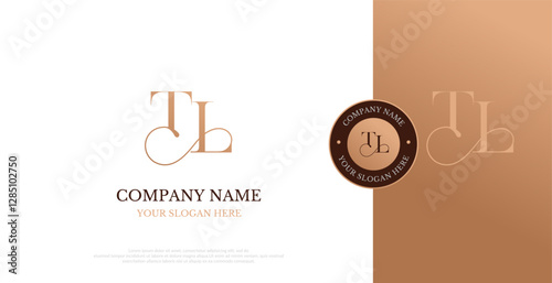 Initial TL Logo Design Vector 