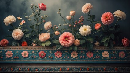 Stunning floral designs and borders inspired by Mughal artistry