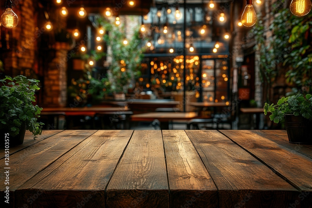 Happy St. Patrick’s Day Background, A wooden table surface, set against a softly blurred Irish tavern interior with warm golden lights and festive green accents Happy St. Patrick’s Day Background, A wooden table surface, set against a softly blurred Irish tavern interior with warm golden lights and festive green accents