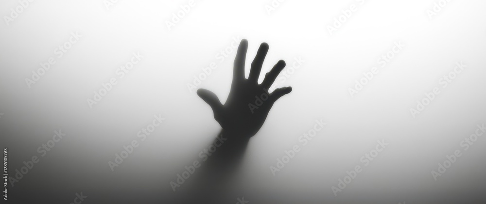 Hand is shown in a blurry image Hand is shown in a blurry image