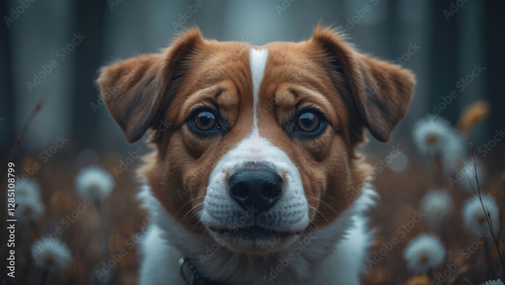 adorable cartoon dog breed portrait Image adorable cartoon dog breed portrait Image