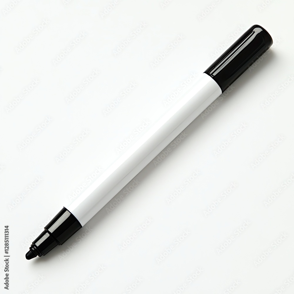 Pixel Perfect Picture of a Photo Whiteboard Marker, Isolated on a White Background Pixel Perfect Picture of a Photo Whiteboard Marker, Isolated on a White Background