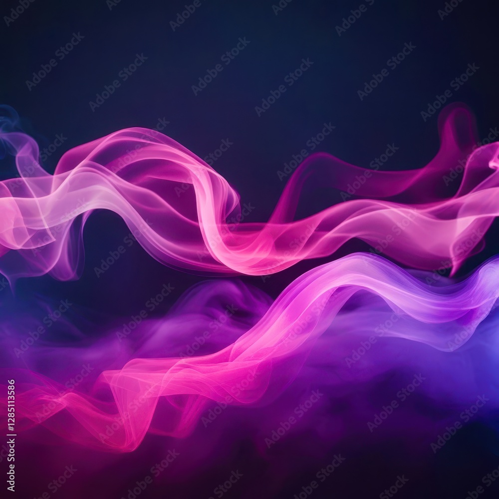 Purple and pink wave of smoke Purple and pink wave of smoke