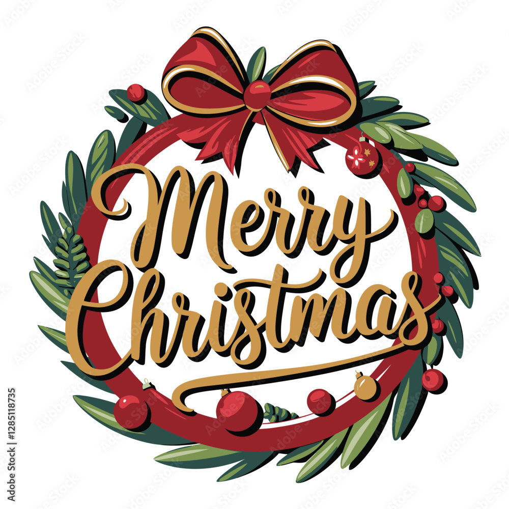 Fototapeta premium 2d vector illustration colorful icon for Christmas items and decoration with gifts accessories 