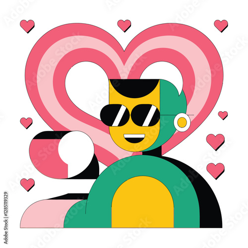 vector art pieces ,wall paintings character , encompassing various art , Groovy cartoons, abstract
