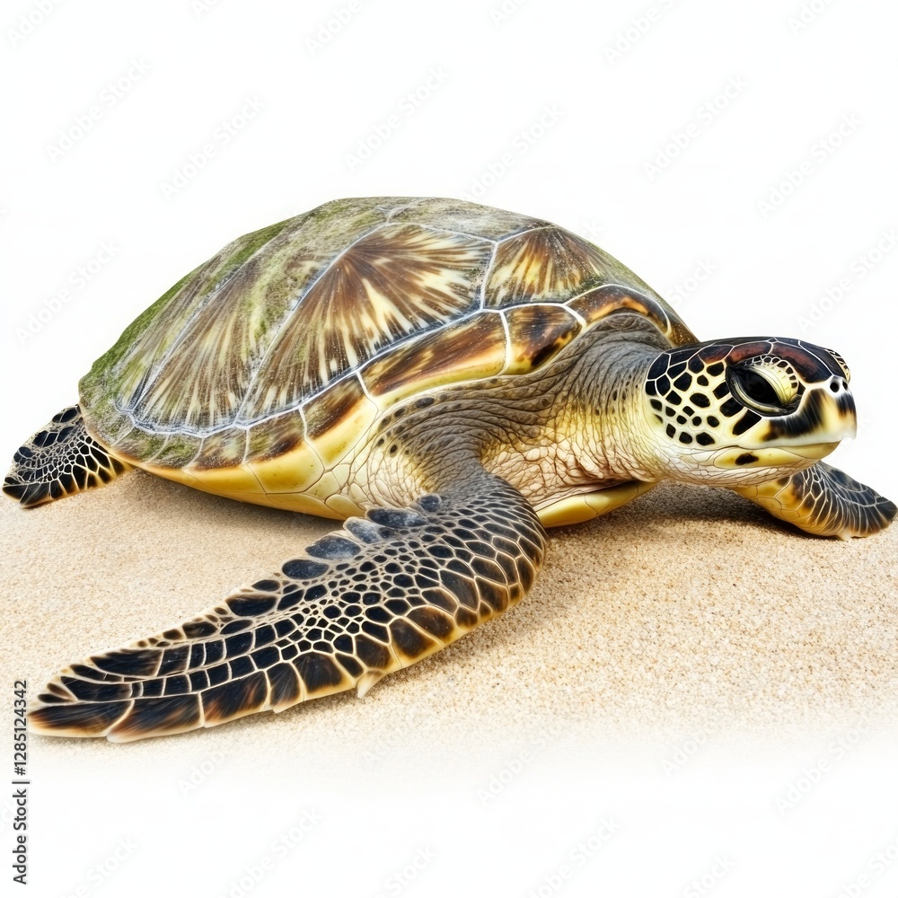 Obraz premium A sea turtle swimming