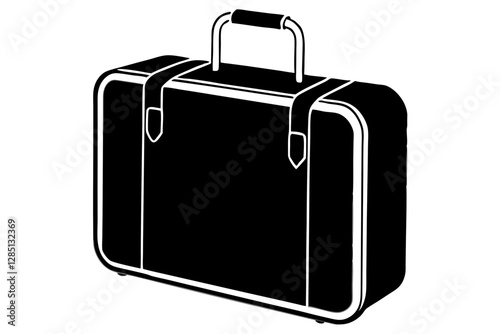 suitcase isolated on white background