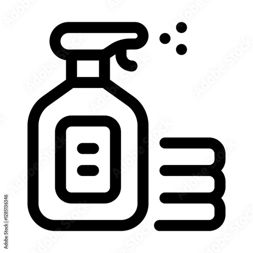 Clothes Freshener Line Icon. Single icon, line vector icon