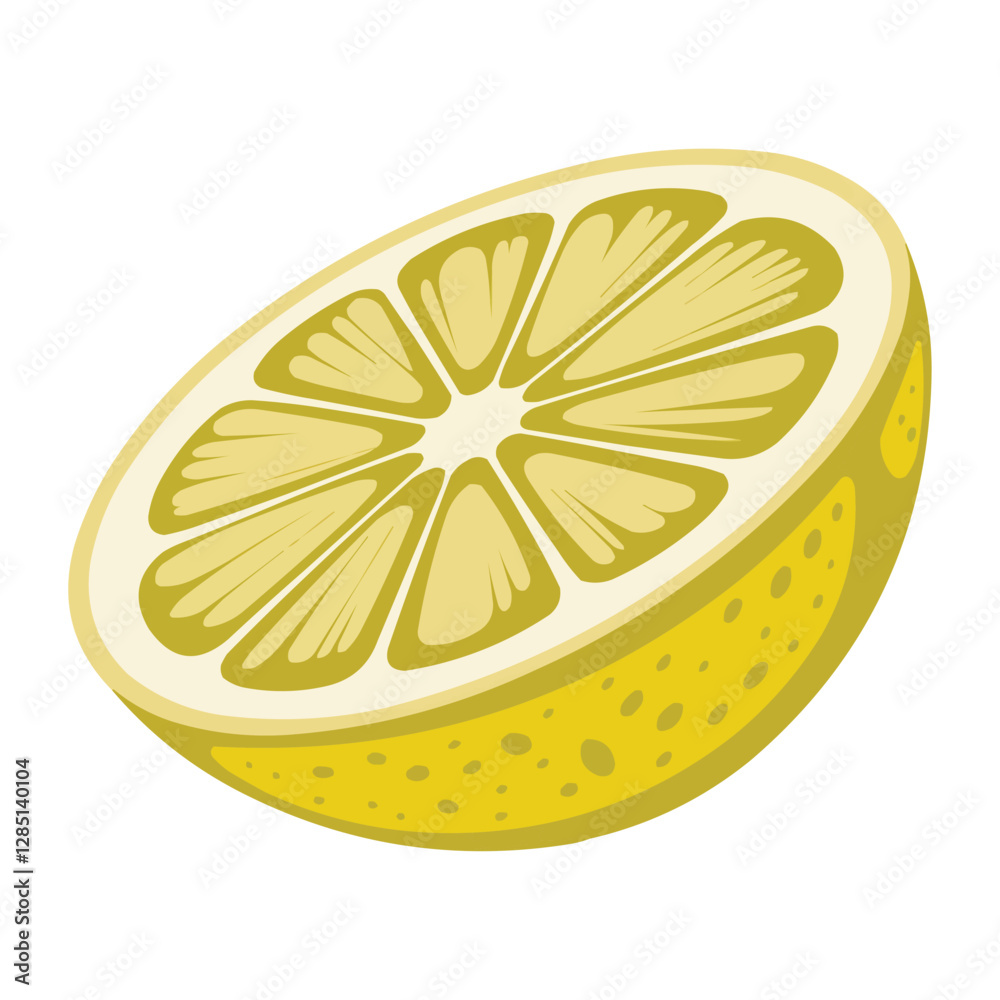 lemon slice isolated on white background lemon slice isolated on white background