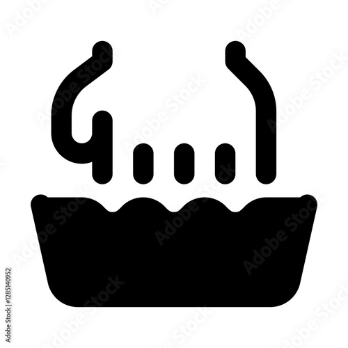 Handwash Simple Glyph Icon. Single icon, glyph vector icon
