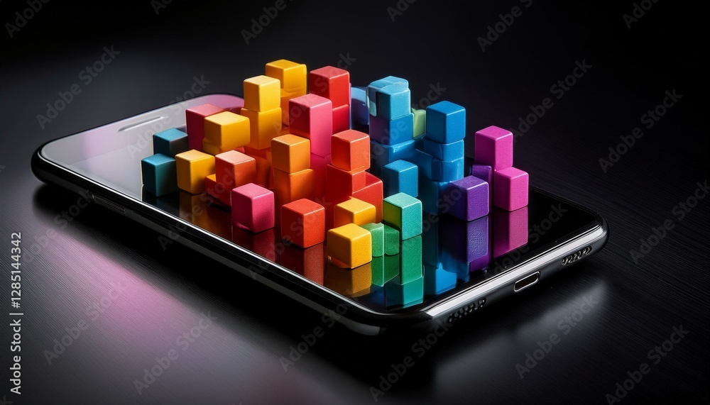 A holographic effect adds depth to the digital display. A holographic effect adds depth to the digital display.