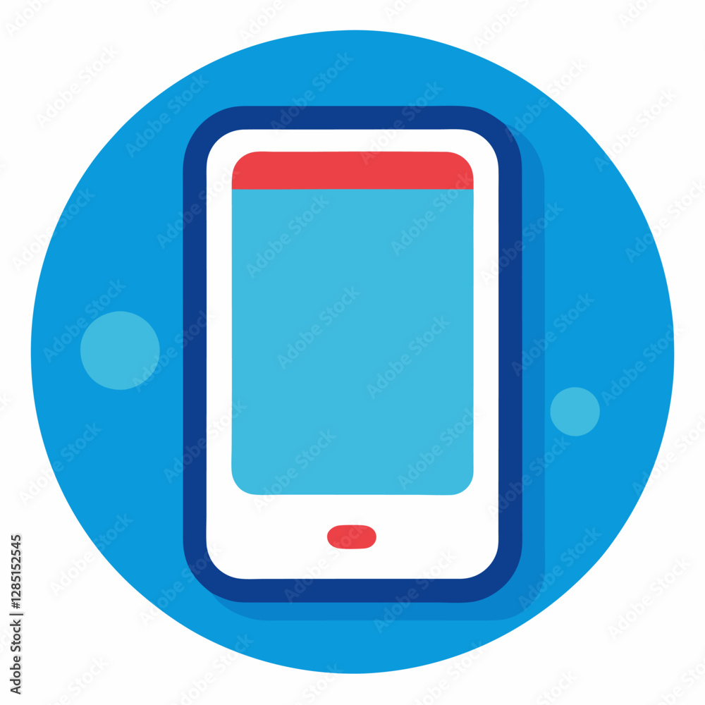 Smart Phone Icon vector on white background. Smart Phone Icon vector on white background.