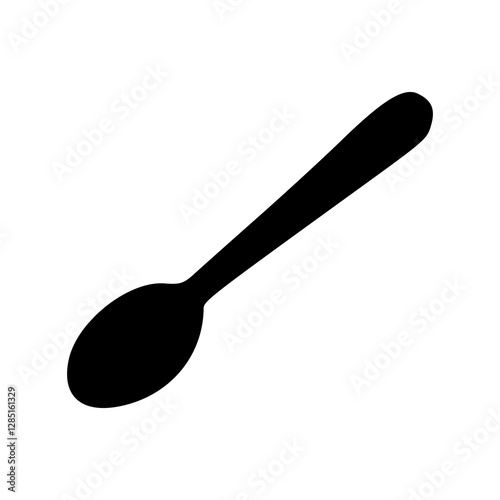 spoon isolated on white