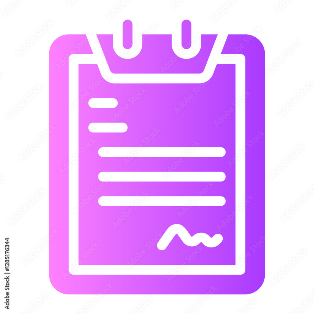 agreement gradient icon